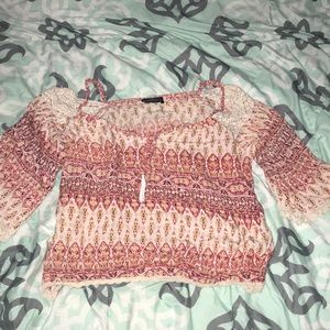 Flowy, patterned blouse